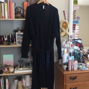 American Apparel Navy Fisherman Cardigan